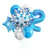 Globo de Papel de Aluminio con Tema de Frozen Nieve Invernal Transfronterizo Set Decoración Fiesta de Cumpleaños Suministros Navidad