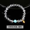 Jingdong Joias Cristal Branco Esmalte Colorido Pequena Gota Pulseira Leve Luxo Moda Verão Versátil Pulseira para Meninas Atacado
