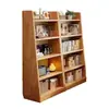 Estantería de madera maciza, estante de almacenamiento de pie, estante de almacenamiento en forma de escalera, estante de almacenamiento de pared, estantería para el hogar, armario de almacenamiento simple, estantería
