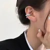 Brincos de estrela de diamante sem furos para orelhas, temperamento feminino coreano, personalidade brilha em todo o céu, brincos de estrela, super fada, pendurado na orelha, senso requintado