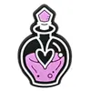 Parche Decorativo Creativo de Halloween Pegamento Suave de PVC Accesorios Planos Accesorios para el Cabello Broche Bruja Morada Accesorios para Joyería DIY