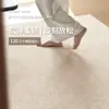 Alfombra de sala de estar en color crema estilo vintage, lavable y limpiable con paño, alfombra de dormitorio estilo retro chino, alfombra para mesa de café, engrosada y antideslizante