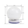 Fabricante de Farol de Espelho LED de Três Tons Reguláveis Luz de Espelho de Maquiagem Luz de Espelho de Maquiagem 5V USB Lâmpada de Espelho Luz de Barraca de Rua