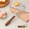 Batidor de Mano con Textura de Madera Imitación Batidor para Hornear Pastelería Batidor de Huevos Batidor de Huevos Manual Creativo Transfronterizo