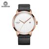 Ochstin/Augusten 6202 Transmisión en Vivo Negocios Reloj Mecánico para Hombre Correa de Acero Sólido Calendario Reloj Mecánico Totalmente Automático