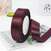 Cinta Sade de doble cara de 2.5 cm al por mayor de fábrica, cinta de decoración para regalos, cinta para accesorios para el cabello, cinta para accesorios de ropa