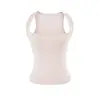 706-2026 Primavera Nueva Moda Chica Picante Top sin Hombros Estilo Europeo Sexy Chaleco Adelgazante para Mujer