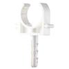 Abrazadera de tubería de agua con accesorios de tubería PPR, abrazadera de tubería DN20 con hebilla de plástico en forma de U, para agua caliente y fría, 1 pulgada, 4 puntos, 6 puntos
