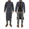 Roupa Protetora para Soldador Couro Anti-escaldante Roupa de Trabalho para Solda Elétrica Alta Temperatura Anti-radiação Avental de Couro Isolamento Térmico Roupa de Proteção