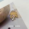Broche de oso de té con leche Insignia linda japonesa Insignia de bebida personalizada Insignia de animal de dibujos animados Accesorios para mochila de hombre y mujer