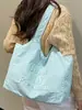 Bolso Tote Bordado Simple Estilo Nuevo 2026 Transfronterizo para Mujer, Gran Capacidad, Bolso de Mano Ligero, Bolso de Hombro, Bolso para Viaje Diario para Mujer
