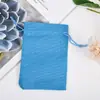 Bolsa de Lino Sintético Compuesto con Cordón, Bolsa de Empaque Sachet Vacío, Bolsa de Joyería con Cordón para Cuentas Budistas y Pulseras