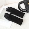 Guantes de Punto de Color Sólido Estilo Japonés, Tres Formas de Usar, Dedos Destapables, Pantalla Táctil, Cálidos para Invierno y Resistentes al Frío