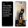 Adequado para Montagem de Tela Transsion Spark Go 2024 Spark20 Smart8 Hot40I LCD Cobertura Total