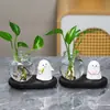 Adorno de Escritorio de Elfo Cerámico Fantasmal de Moda para Halloween Maceta Hidropónica para Plantas Verdes Decoración de Oficina