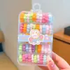 Nuevos Hilos para el Cabello de Niños Banda Elástica con Hilo No Lastima el Cabello Alta Elasticidad Banda Elástica para Pulgar Cuerda para el Cabello de Niñas Accesorios para el Cabello Duraderos para Niñas