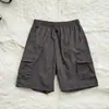 250617002Shorts de Carga Casual de Secado Rápido de Estilo Igual para Pareja de Verano al Aire Libre, Ligeros y Versátiles para Ropa de Trabajo