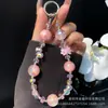 Corrente para Pendurar Capa de Celular Corrente de Celular com Contas de Cristal Estilo Pulso DIY Cordão Espaçador Acessível Corrente de Luxo High-End Atacado