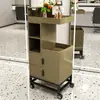 Gabinete de Herramientas para Salón de Belleza Mesa Espejo para Salón de Peluquería Gabinete con Cajones Gabinete de Almacenamiento de Madera para Cortar el Cabello Gabinete de Trabajo para Barbería