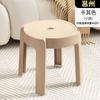 Mesa y Sillas de Comedor Domésticas Engrosadas para Apartamentos de Alquiler, Taburetes con Respaldo Estilo Nórdico Simple, Sillas de Restaurante Comerciales, Sillas de Comedor de Plástico