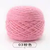 Grande Bola de Fio de Veludo de Esquilo com Fio de Seda Brilhante para Tricô à Mão, Cachecol, Chapéu, Xale de Mohair de Espessura Média Venda Direta Tricô à Mão