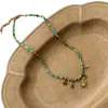 Colar de Sol com Pedras Vintage para Mulheres 2026 Novo Popular Design de Nicho Corrente de Clavícula de Alta Qualidade Acessório de Pescoço para Mulheres