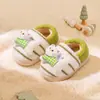 Pantuflas de algodón para niños Little Deer Milli, edades 1-3, unisex, con forro de felpa, diseño de caricatura, para uso en interiores y en casa, antideslizantes, invierno
