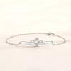 Pulseira Original de Prata de Lei Casal Princesa e Cavaleiro Moda Corda de Mão Criativa Coreana Ins Pequena Celebridade da Internet Joia de Mão