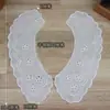 Bordado em algodão sobre base de tecido de algodão Decoração de costura gola DIY suéter camiseta decoração gola Acessórios de vestuário