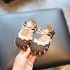 Zapatos para Bebé Niña Zapatos de Bebé Zapatos de Princesa Zapatos de Verano con Tira Wrap Zapatos Anticolisión para Niña de Moda Combinan con Todo Ola Corporal Punto