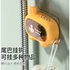 Soporte Ajustable para Cabezal de Ducha Montaje en Pared sin Agujeros para Baño Estante para Ducha Estante de Almacenamiento para Inodoro Dibujo Animado