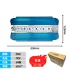 Lámpara de Tungsteno Yodo LED 110V Lámpara de Trabajo Iluminación de Obra Reflector Súper Brillante Lámpara Solar Impermeable para Exteriores Voltaje de Taiwán
