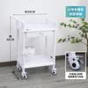 Carrinho de plástico ABS para salão de beleza, instrumento de tratamento e dosagem, espessado, carrinho de plástico ABS para salão de beleza