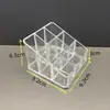 Jiugongge Transparente de 9 Compartimentos para Labiales, Brillo de Labios, Estante de Escritorio, Estilo Ins Chica, Caja de Almacenamiento para Labiales con Múltiples Compartimentos