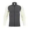 Chaqueta deportiva para hombre para exteriores, absorbe el sudor, secado rápido, transpirable, cuello alto, chaqueta deportiva para fitness