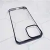Adecuado para Apple 16Promax Funda para Teléfono Móvil Transparente Sin Marco Galvanizado Ultra Delgada Iphone15 Disipación de Calor 14 Funda Protectora