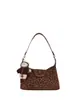 Nova bolsa de ombro color block para mulheres, bolsa transversal de ombro moderna para o dia a dia, bolsa de couro macio simples e versátil para usar sob o braço com um design de nicho de alta qualidade