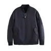 Jaqueta militar estilo japonês para primavera e outono, masculina e feminina, jaqueta casual da força aérea, casaco resistente à água 12993