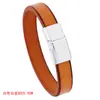 Nuevos Accesorios Transfronterizos, Pulsera Retro Simple de Cuero Suave, Pulsera Grabada DIY, Joyería Personalizada de Moda