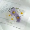 V 5 Cabezas de Flores de Margarita Crisantemo Artificiales Materiales para Corona DIY Hecha a Mano Flor para Pasador Accesorios Decoración de Caja de Regalo de Boda