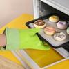 Guantes de Silicona Alargados Engrosados Guantes Aislamiento Térmico Horno Microondas Antideslizantes Anti-Escaldado Herramientas para Hornear Alta Temperatura