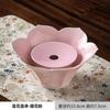Maceta de Cerámica de Loto Tipo Japonés con Almacenamiento de Agua Mesa de Secado y Remojo Pequeño Portavasos de Té Bandeja para Tetera Plato de Frutas Deshidratadas