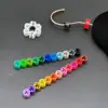 Botones de Color Estampados Anillos de Talla Redondos Perchas Estampadas Perchas para Pantalones Anillos de Talla de Letra