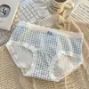 Pantaletas de Algodón Puro Transpirables de Verano para Niñas 10A, Tiro Extendido, Sin Borde Enrollable, Sin Costuras, Cintura Media, Triángulo para Mujer, Venta al por Mayor