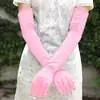 Guantes de Rendimiento para Cantante de Escenario Largo Pasarela Europea y Americana Guantes Sobre el Codo Vestido de Cena Retro Protección Solar Envío Directo