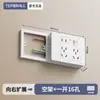Regleta de Extensión Montada en Superficie Tipo 86 para Electricista Internacional con Interruptor de Control Independiente, Regleta de Alimentación de Expansión para Cocina