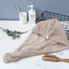 Toalla de coral absorbente de agua gruesa para mujer, de alto valor de color, para secar el cabello, para estudiantes, sin vello, gorro de ducha de secado rápido