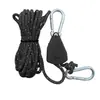 Cuerda para carpa toldo de exterior con ajuste autoblocante, cuerda portátil reflectante a prueba de viento, estacas para tienda y sujetadores para tienda