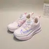 Zapatillas Deportivas de Invierno con Forro Doble de Algodón Polar para Niños Mayores, Tallas 33-38, Suela Ligera, Marca de Zapatos Infantiles, Zapatillas Casuales para Correr para Niñas 5094