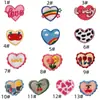 Adesivo de Tecido Bordado Flor Amor Desenho Animado Patch Fofo Autoadesivo Decalque Decorativo DIY para Capa de Celular Bolsa Chapéu